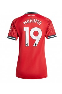 Manchester United Bryan Mbeumo #19 Jalkapallovaatteet Naisten Kotipaita 2025-26 Lyhythihainen